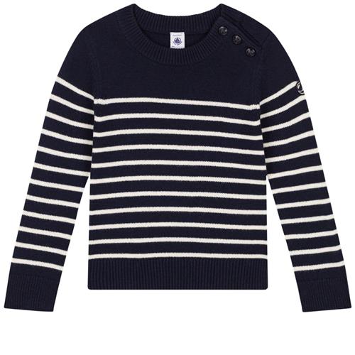 Petit Bateau Stribet Trøje Navyblå | Marine blå | 10 years