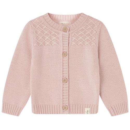 Little Jalo Strikket Uldcardigan Blush Pink | Lyserød | 80 cm