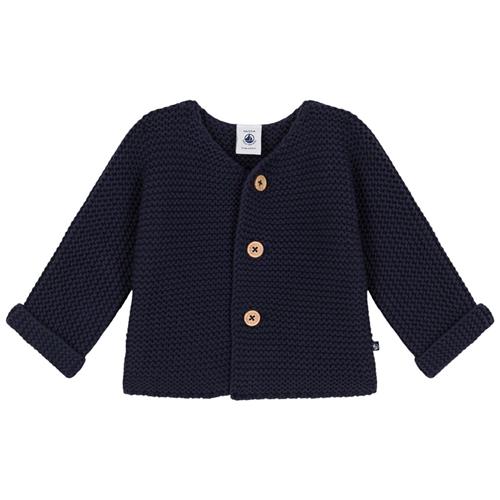 Se Petit Bateau Cardigan Navyblå | Marine blå | 3 months ved Babyshop