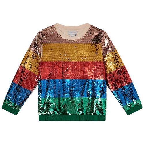 Stella McCartney Kids Sweatshirt Med Pailleter Multifarvet | Rød | 14 years