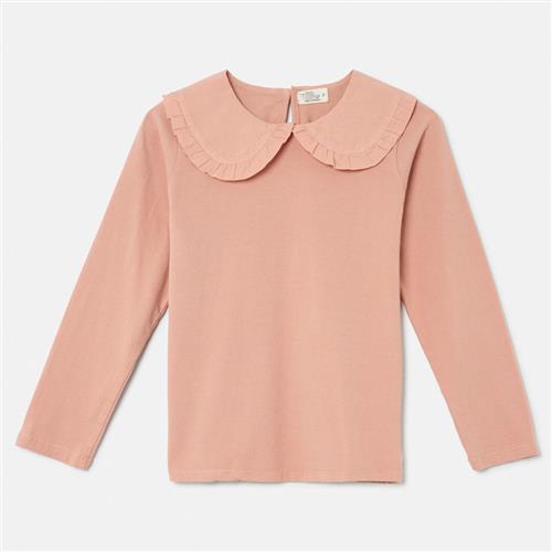 Cozmo Basic Collar T-shirt Pink | Lyserød | 4 years