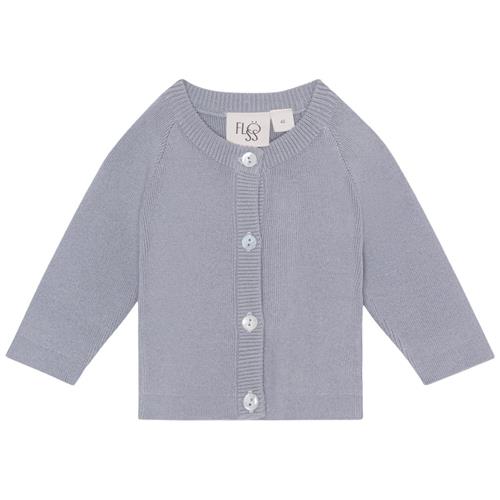 Se Flöss Kaya Cardigan Misty Blue | Blå | 86 cm ved Babyshop