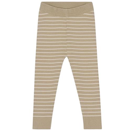 Flöss Flye Stribede Leggings Sand | Beige | 74 cm