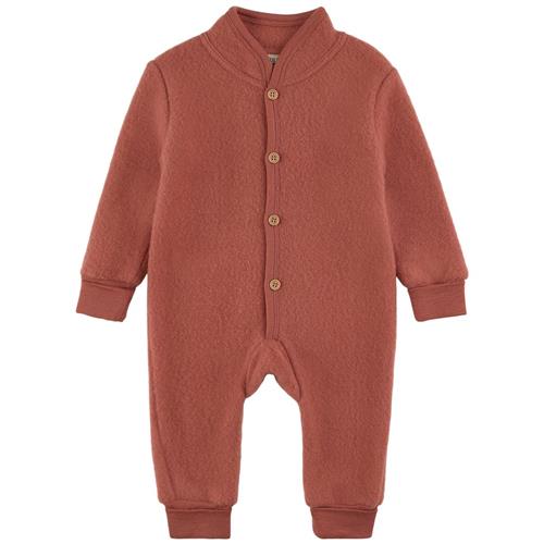 Kuling Fleece Onesie I Uld Burnt Pink | Lyserød | 50/56 cm