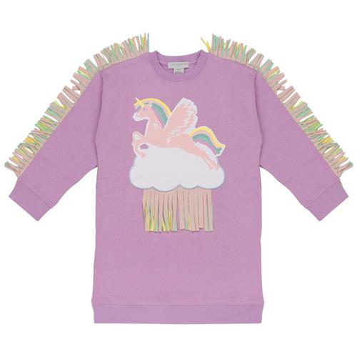 Se Stella McCartney Kids Jogge-kjole Med Frynser Lilla | Lyserød | 14 years ved Babyshop