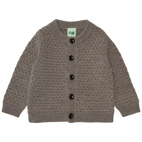 FUB Strikket Babycardigan Beige | Beige | 68 cm