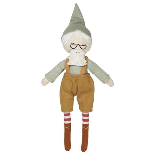 Fabelab Christmas Elf Dukke Grandpa | Brun | 3-6