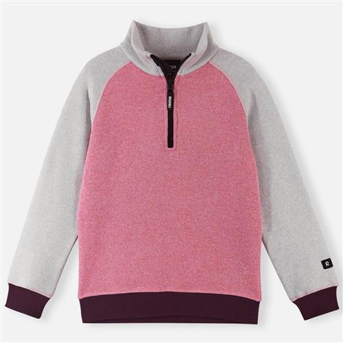 Se Reima Neulus Fleecesweater Sunset Pink | Lyserød | 158 cm ved Babyshop