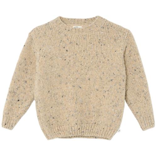 Se Cozmo Melange Tricot Trøje Stone | Beige | 24 months ved Babyshop