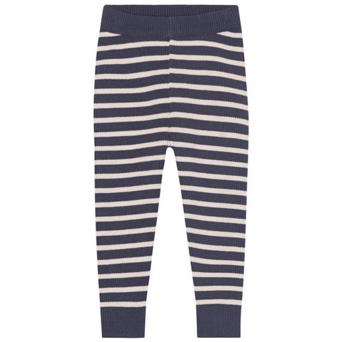 Se Flöss Flye Stribede Leggings Wave | Marine blå | 68 cm ved Babyshop