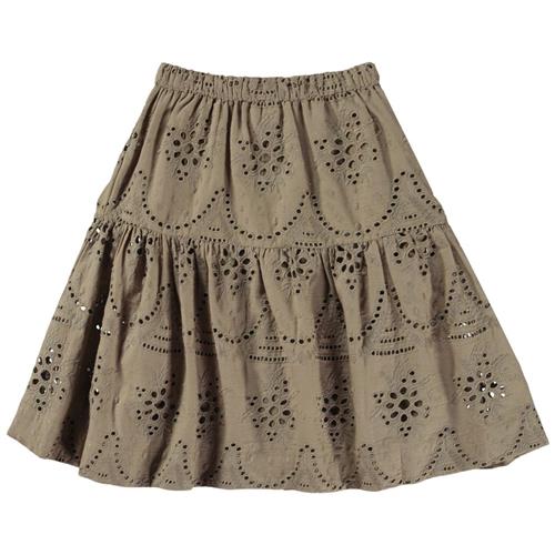 Molo Bianna Nederdel Moth Grey 122/128 cm  Grå  122/128 cm  kvinde