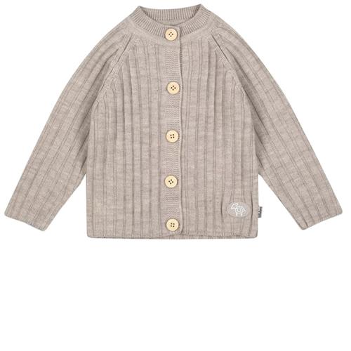 Se Lillelam Nature Babycardigan Lysbeige | Beige | 68 cm ved Babyshop