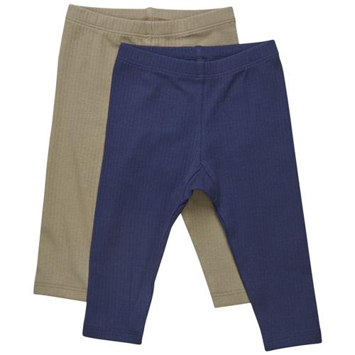 Se Minymo 2-pak Leggings Navyblå | Marine blå | 74 cm ved Babyshop