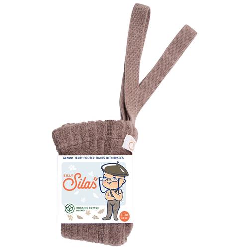 Se Silly Silas GOTS Granny Teddy Strømpebukser Granola | Brun | 2-3 years ved Babyshop