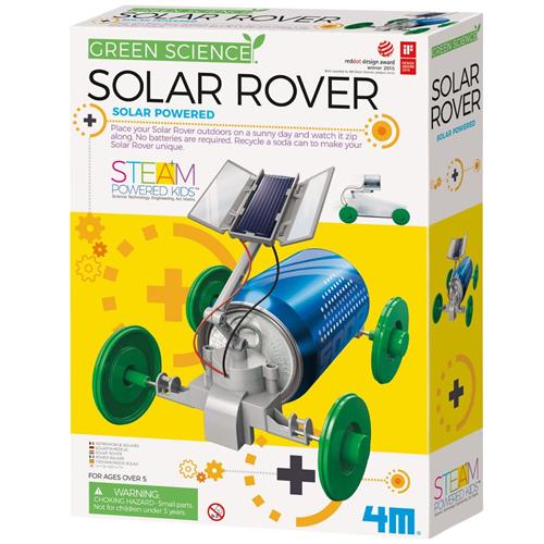 4M Green Science - Solar Rover Videnskabssæt | Hvid | 5-7