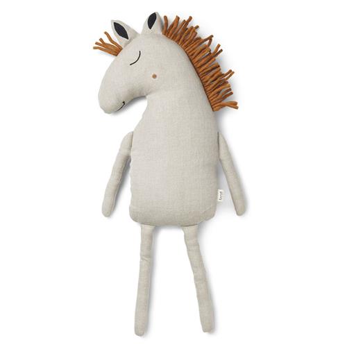 Se ferm LIVING Safari Heste Pude - Natural | Beige | 0 ved Babyshop