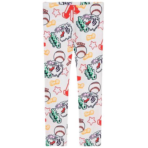 Kenzo Mønstrete Leggings Cremefarvet |  | 5 years