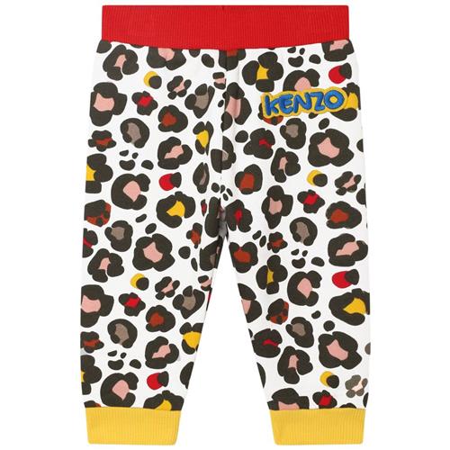 Se Kenzo Leopardmønstrete Joggingbukser Hvid | Hvid | 2 years ved Babyshop