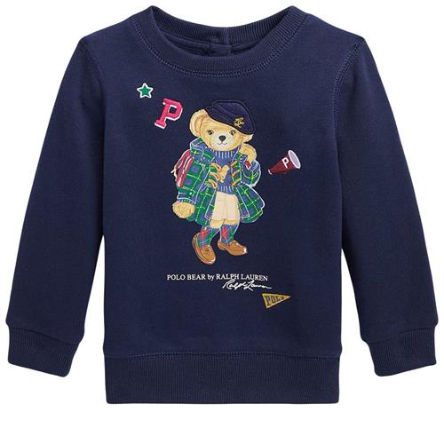 Ralph Lauren Logo Sweatshirt Navyblå | Marine blå | 12 months