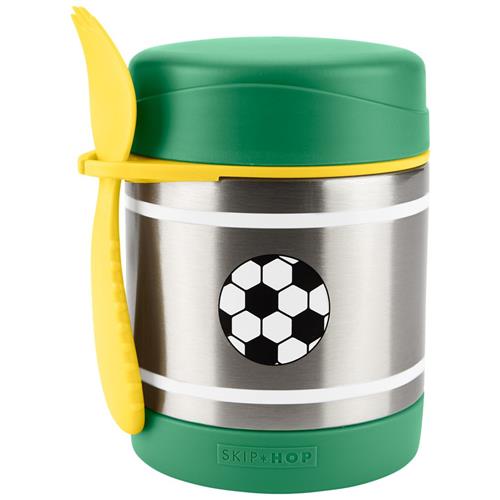 Se Skip Hop Spark Style Madtermos Soccer | Grønn | 3-6 ved Babyshop