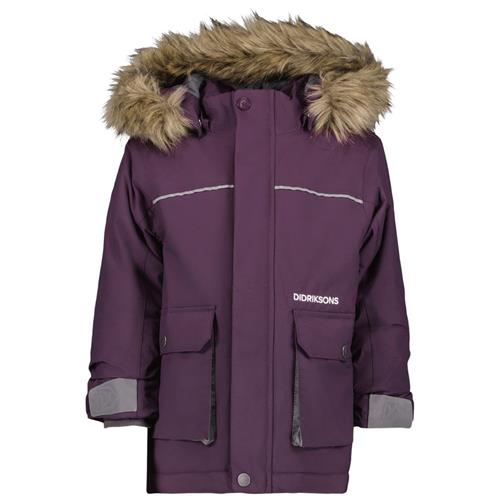 Didriksons Kure Kids Parka Plumb | Lilla | 90 cm