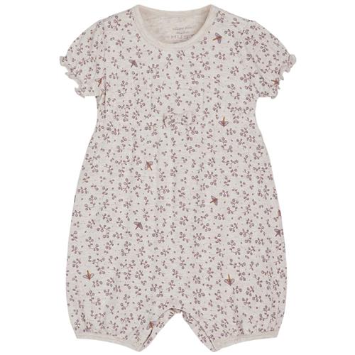 Hust&Claire Mulu Mønstret Romper Wheat Melange | Beige | 56 cm