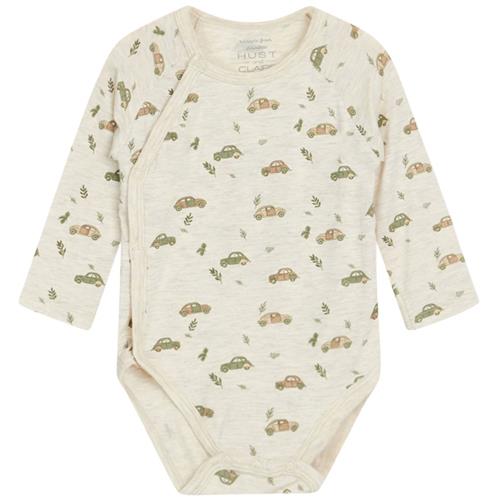 Hust&Claire Bum Mønstret Babybody Sea Grass | Beige | 50 cm