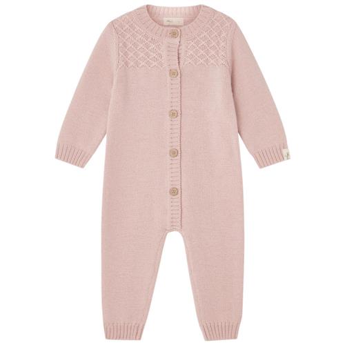 Little Jalo Strikket Uld-onepiece Blush Pink | Lyserød | 68 cm