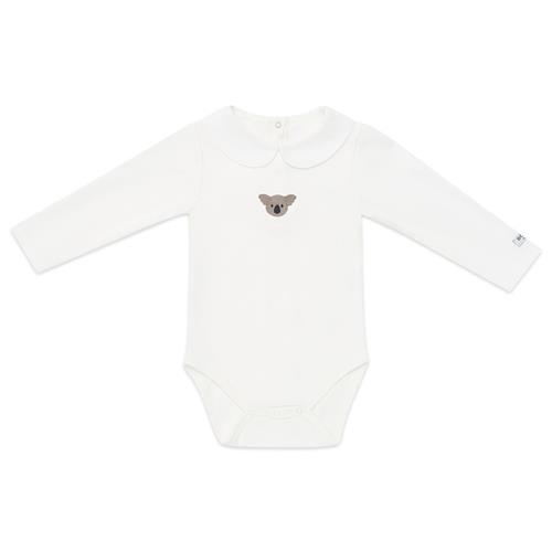 Donsje Amsterdam Davo Koala Babybody Off White | Hvid | 9-12 months