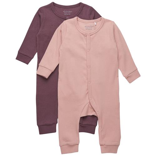 Minymo 2-pak Heldragter Misty Rose 80 cm  Lyserød  80 cm  kvinde
