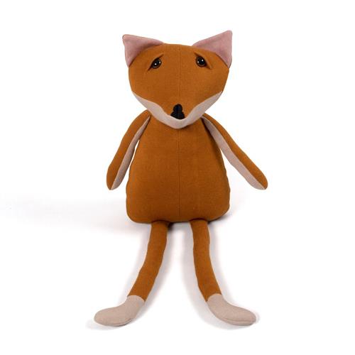 Se Filibabba Freya The Fox Tøjdyr Brun | Orange | 0-3 ved Babyshop