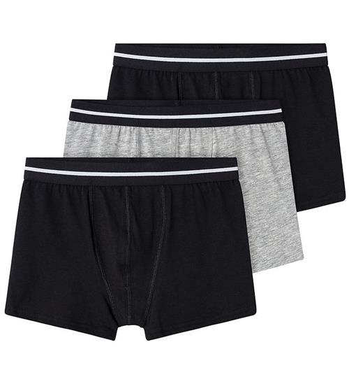 Name It Name It Boxershorts - Noos - NkmBoxer - 3 pak - Sort/GrÃ¥