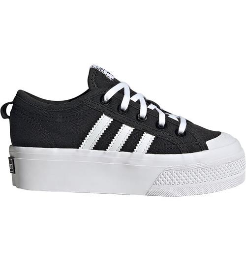 adidas Originals Sko - Nizza Platform C - Sort/Hvid