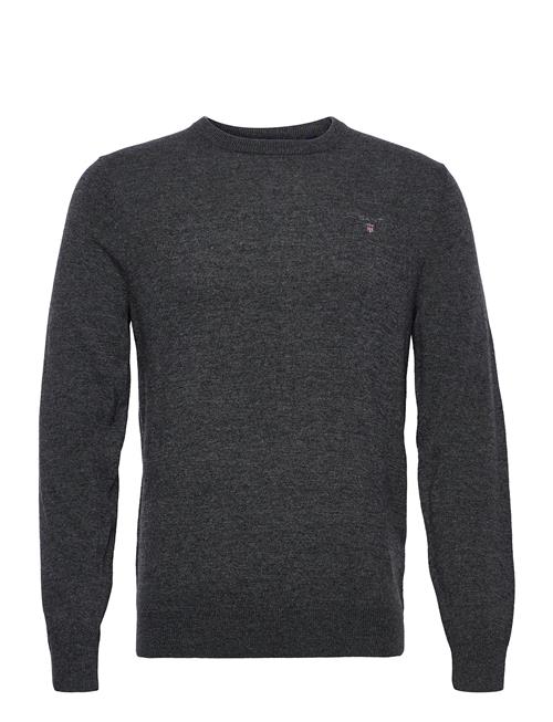 Se GANT Lambswool Blend Crew GANT Grey ved Booztlet