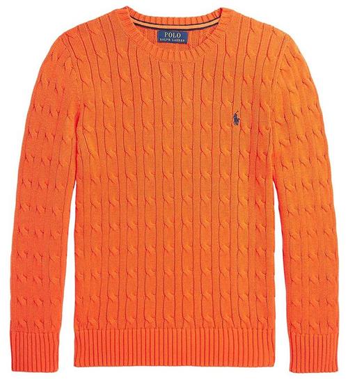 Se Polo Ralph Lauren Bluse - Strik - Orange ved KidsWorld