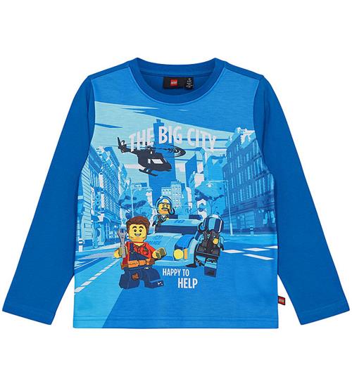 LEGOÂ® Wear LEGOÂ® City Bluse - LWTano - BlÃ¥ m. Print