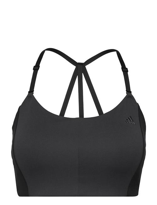 Se adidas Performance Yoga Studio Light Support 4 Elements 3S Bra Adidas Performance Black ved Booztlet