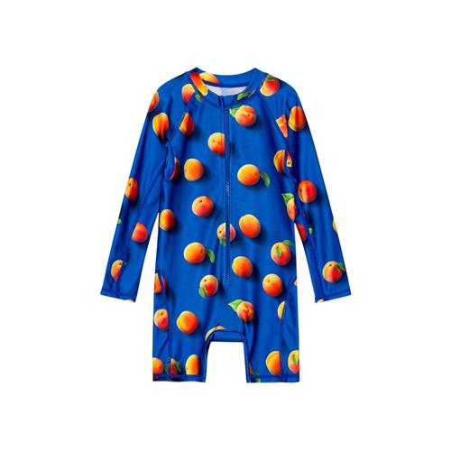 Se Molo Neka UV-dragt Apricot | Blå | 92/98 cm ved Babyshop