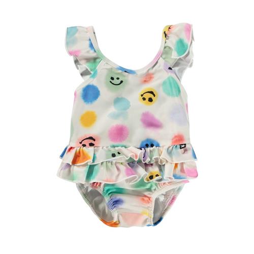 Se Molo Nalani Badedragt Painted Dots |  | 56/62 cm ved Babyshop