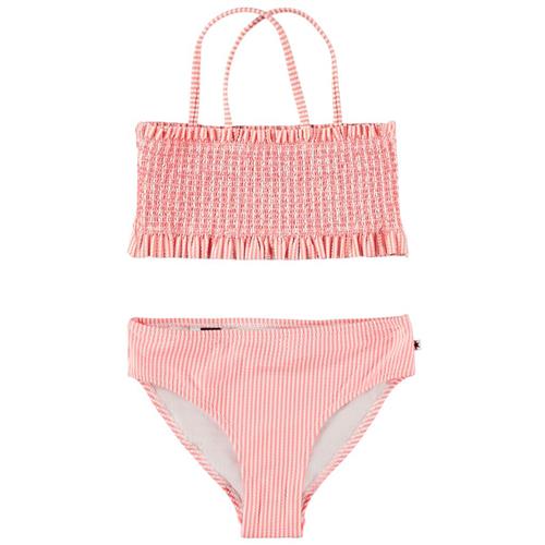 Se Molo Nita Bikini Meadow Stripe | Lyserød | 110/116 cm ved Babyshop