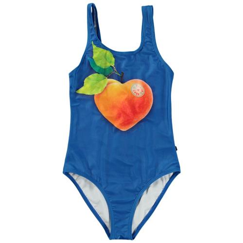 Molo Nika Badedragt Peace & Love 92 cm  Blå  92 cm  kvinde