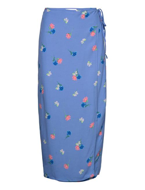 Envii Enwatermelon Midi Skirt Aop 7014 Envii Blue