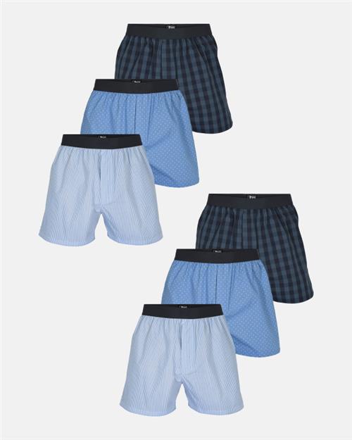 Boxershorts | 6-pak | GOTS 100 bomuld | Multifarvet