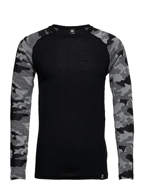 Bula Camo Merino Wool Crew Bula Grey