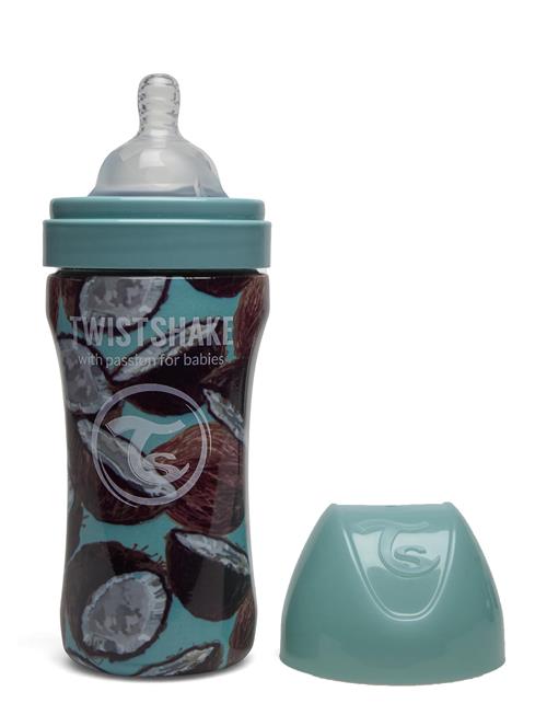 Se Twistshake Twistshake Anti-Colic Stainless Steel 330Ml Coconut Twistshake Blue ved Booztlet