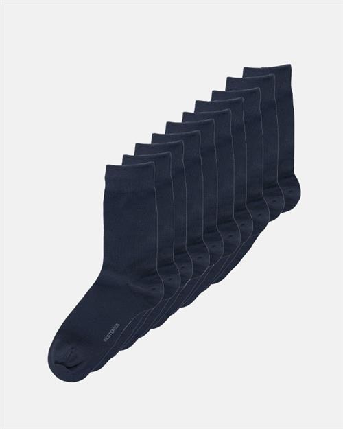 Strømper 10-pak | Bambusviskose | Marine