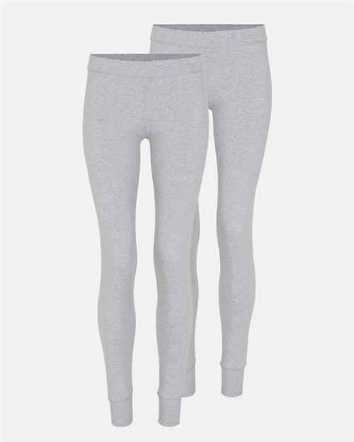 Leggings 2-pak | Bambusviskose | Grå