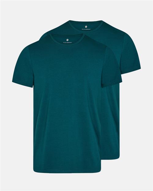 T-shirt o-neck 2-pak | Bambusviskose | Grøn