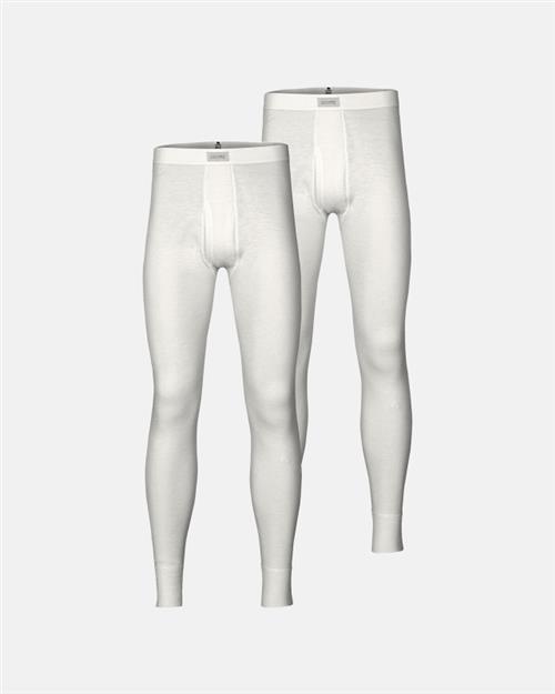 Long johns | 2-pak | 100 merino uld | Hvid