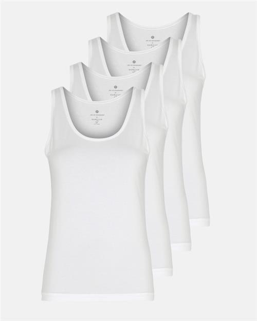 Tanktop 4-pak | Bambusviskose | Hvid